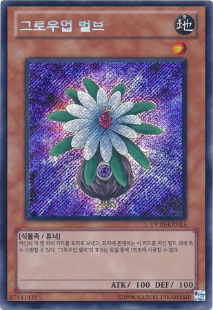 Glow Up Bulb EV10 KR015 Secret Rare Korean Korean Yugioh Cards Glow Up Bulb EV10 KR015 Secret Rare Korean Korean Yugioh Cards