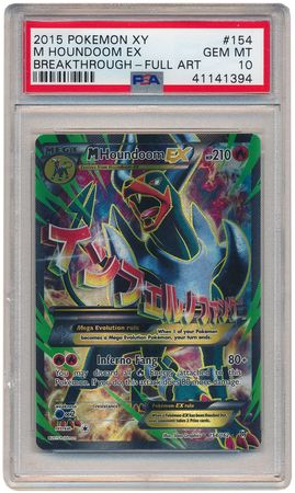 M Houndoom EX 154 162 PSA Gem Mint 10 FA Ultra Rare XY Breakthrough 1394 XY Breakthrough Singles M Houndoom EX 154 162 PSA Gem Mint 10 FA Ultra Rare XY Breakthrough 1394 XY Breakthrough Singles