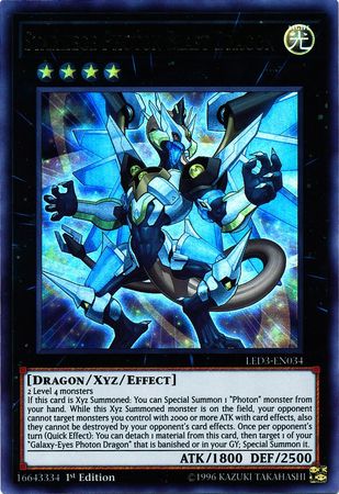 LED3-EN020 x3 3x Cards Mint WHITE DRAGON ABYSS 1st Cyber Dragon Drei