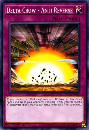 Delta Crow Anti Reverse LED3 EN033 Common 1st Edition Legendary Duelists White Dragon Abyss Singles Delta Crow Anti Reverse LED3 EN033 Common 1st Edition Legendary Duelists White Dragon Abyss Singles