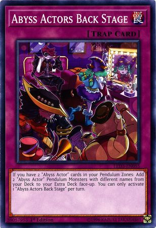 Abyss Actor Back Stage LED3 EN055 Common 1st Edition Legendary Duelists White Dragon Abyss Singles Abyss Actor Back Stage LED3 EN055 Common 1st Edition Legendary Duelists White Dragon Abyss Singles