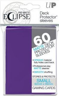 Ultra Pro Eclipse PRO Matte Royal Purple 60ct Small Sized Sleeves UP85832 Sleeves Ultra Pro Eclipse PRO Matte Royal Purple 60ct Small Sized Sleeves UP85832 Sleeves