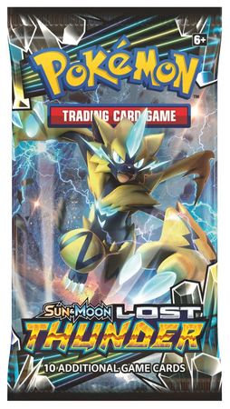 Lost Thunder Pokemon Cards Lot Booster Packs 3 Packs 