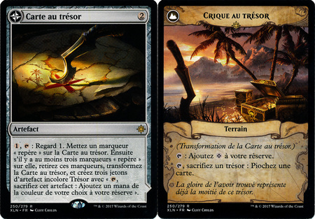 Carte au tresor Crique au tresor Treasure Map Treasure Cove 250 279 Ixalan French Singles Carte au tresor Crique au tresor Treasure Map Treasure Cove 250 279 Ixalan French Singles