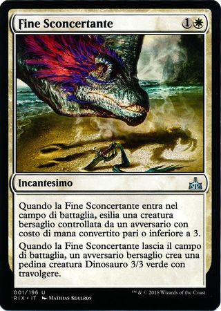 Fine Sconcertante Baffling End 001 196 Italian Rivals of Ixalan Italian Singles Fine Sconcertante Baffling End 001 196 Italian Rivals of Ixalan Italian Singles