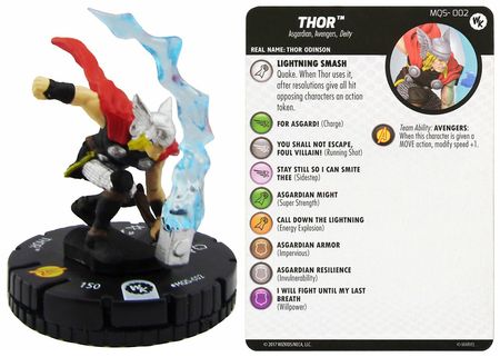 Thor MQS 002 Sidekick Night OP Kit Marvel Heroclix Heroclix WizKids Promos Thor MQS 002 Sidekick Night OP Kit Marvel Heroclix Heroclix WizKids Promos