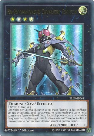 Brancomalvagio Cavaliere Exciton BLLR IT068 Ultra Rare 1st Edition Brancomalvagio Cavaliere Exciton BLLR IT068 Ultra Rare 1st Edition