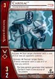 Cardiac Elias Wirtham MSM 034 Uncommon Vs System Marvel Web of Spiderman Cardiac Elias Wirtham MSM 034 Uncommon Vs System Marvel Web of Spiderman