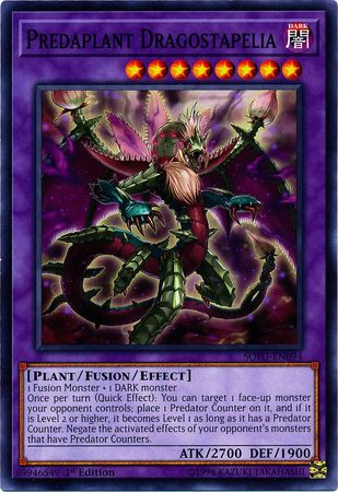 Predaplant Dragostapelia SOFU EN094 Common 1st Edition Soul Fusion 1st Edition Singles Predaplant Dragostapelia SOFU EN094 Common 1st Edition Soul Fusion 1st Edition Singles
