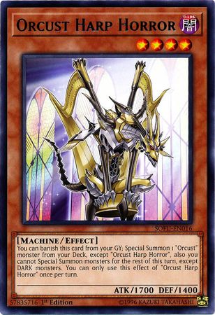 Orcust Harp Horror SOFU EN016 Rare 1st Edition Orcust Harp Horror SOFU EN016 Rare 1st Edition