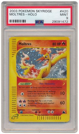 Moltres H20 H32 PSA Mint 9 Holo Rare Skyridge 1472 Skyridge Singles Moltres H20 H32 PSA Mint 9 Holo Rare Skyridge 1472 Skyridge Singles