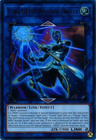 Xtra HERO Wonder Driver LEHD ENA37 Ultra Rare 1st Edition Legendary Hero Decks 1st Edition Singles Xtra HERO Wonder Driver LEHD ENA37 Ultra Rare 1st Edition Legendary Hero Decks 1st Edition Singles