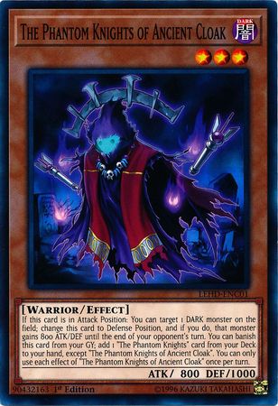 The Phantom Knights of Ancient Cloak LEHD ENC01 Common 1st Edition The Phantom Knights of Ancient Cloak LEHD ENC01 Common 1st Edition