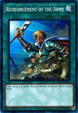 Common 3x Reinforcement Of The Army LEHD-ENC18 1st! YUGIOH! NM Playset 