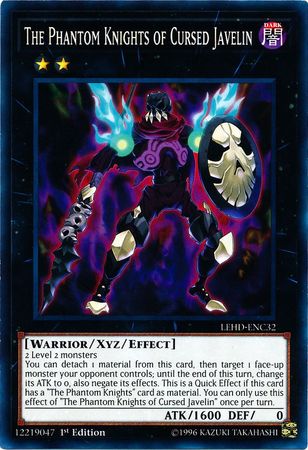 The Phantom Knights of Cursed Javelin LEHD ENC32 Common 1st Edition Legendary Hero Decks 1st Edition Singles The Phantom Knights of Cursed Javelin LEHD ENC32 Common 1st Edition Legendary Hero Decks 1st Edition Singles