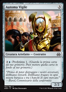 Automa Vigile Watchful Automaton 182 184 Italian Aether Revolt Italian Singles Automa Vigile Watchful Automaton 182 184 Italian Aether Revolt Italian Singles