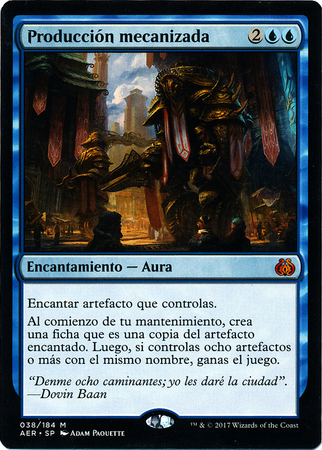 Produccion mecanizada Mechanized Production 038 184 Spanish Aether Revolt Spanish Singles Produccion mecanizada Mechanized Production 038 184 Spanish Aether Revolt Spanish Singles