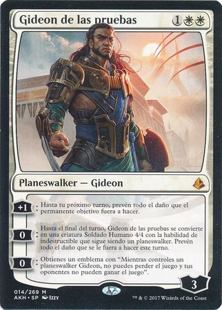 Gideon de las pruebas Gideon of the Trials 014 269 Spanish Amonkhet Spanish Singles Gideon de las pruebas Gideon of the Trials 014 269 Spanish Amonkhet Spanish Singles