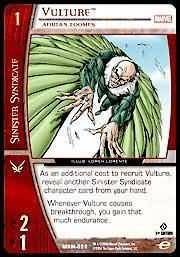 Vulture Adrian Toomes MSM 022 Common Vs System Marvel Web of Spiderman Vulture Adrian Toomes MSM 022 Common Vs System Marvel Web of Spiderman