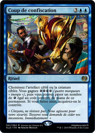 Coup de confiscation Confiscation Coup 41 264 Kaladesh French Singles Coup de confiscation Confiscation Coup 41 264 Kaladesh French Singles
