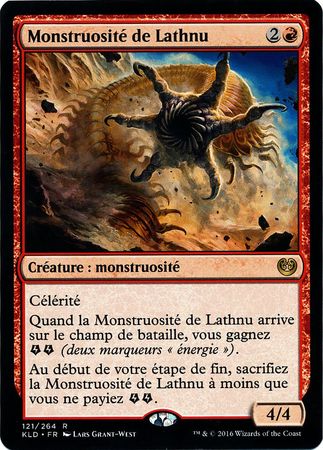 Monstruosite de Lathnu Lathnu Hellion 121 264 Kaladesh French Singles Monstruosite de Lathnu Lathnu Hellion 121 264 Kaladesh French Singles