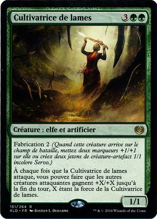 Cultivatrice de lames Cultivator of Blades 151 264 Kaladesh French Singles Cultivatrice de lames Cultivator of Blades 151 264 Kaladesh French Singles