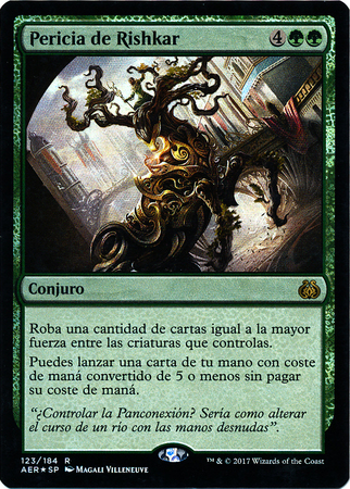 Pericia de Rishkar Rishkar s Expertise 123 184 Spanish Foil Aether Revolt Spanish Singles Pericia de Rishkar Rishkar s Expertise 123 184 Spanish Foil Aether Revolt Spanish Singles
