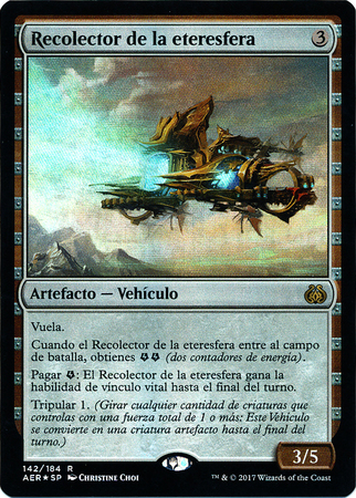 Recolector de la eteresfera Aethersphere Harvester 142 184 Spanish Foil Recolector de la eteresfera Aethersphere Harvester 142 184 Spanish Foil