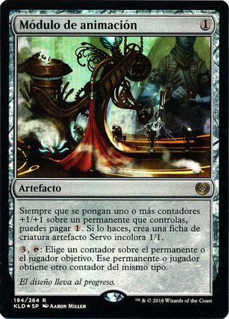 Modulo de animacion Animation Module Foil 194 264 Kaladesh Spanish Singles Modulo de animacion Animation Module Foil 194 264 Kaladesh Spanish Singles
