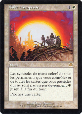 Aube trompeuse False Dawn Apocalypse French Singles Aube trompeuse False Dawn Apocalypse French Singles