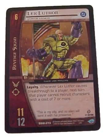 Lex Luthor Power Armor DSM 073 Common Vs System DC Man of Steel Lex Luthor Power Armor DSM 073 Common Vs System DC Man of Steel