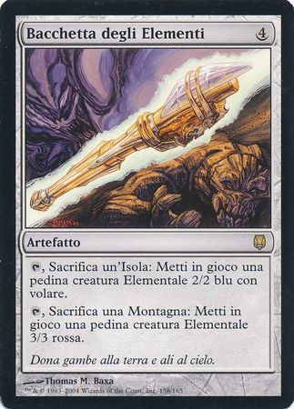 Bacchetta degli Elementi Wand of the Elements Darksteel Italian Singles Bacchetta degli Elementi Wand of the Elements Darksteel Italian Singles