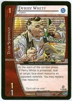 Perry White Chief DSM 015 Rare Vs System DC Man of Steel Perry White Chief DSM 015 Rare Vs System DC Man of Steel