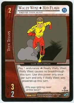Wally West Kid Flash Fastest Teen Alive DSM 137 Rare Vs System DC Man of Steel Wally West Kid Flash Fastest Teen Alive DSM 137 Rare Vs System DC Man of Steel