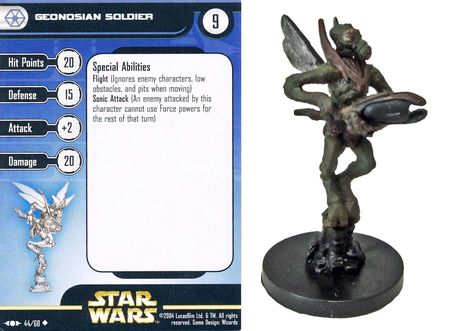 Geonosian Soldier 44 Clone Strike Star Wars Miniatures Uncommon Geonosian Soldier 44 Clone Strike Star Wars Miniatures Uncommon