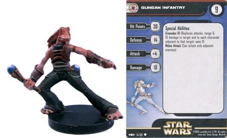 Gungan Infantry 14 Clone Strike Star Wars Miniatures Common Gungan Infantry 14 Clone Strike Star Wars Miniatures Common