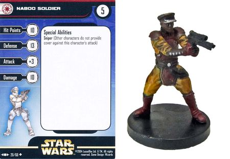 Naboo Soldier 20 Clone Strike Star Wars Miniatures Uncommon Clone Strike Singles Naboo Soldier 20 Clone Strike Star Wars Miniatures Uncommon Clone Strike Singles