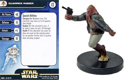Star Wars Rebel Storm mini 54 Quarren Assassin Uncommon