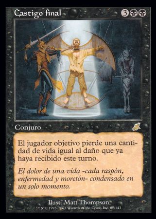 Castigo final Final Punishment Scourge Spanish Singles Castigo final Final Punishment Scourge Spanish Singles
