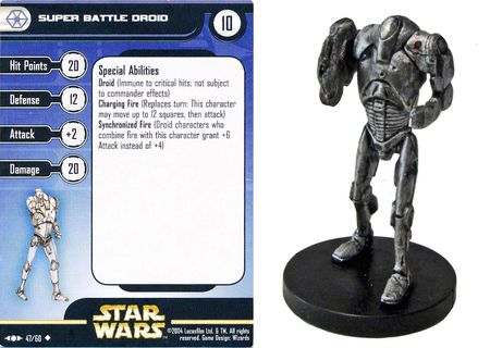 Super Battle Droid 47 Clone Strike Star Wars Miniatures Uncommon Clone Strike Singles Super Battle Droid 47 Clone Strike Star Wars Miniatures Uncommon Clone Strike Singles