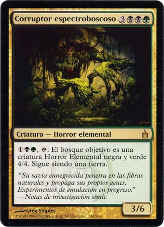 Corruptor espectroboscoso Woodwraith Corrupter Ravnica City of Guilds Spanish Singles Corruptor espectroboscoso Woodwraith Corrupter Ravnica City of Guilds Spanish Singles