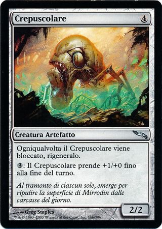 Crepuscolare Duskworker Mirrodin Italian Singles Crepuscolare Duskworker Mirrodin Italian Singles