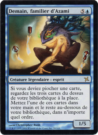 Demain familier d Azami Tomorrow Azami s Familiar Betrayers of Kamigawa French Singles Demain familier d Azami Tomorrow Azami s Familiar Betrayers of Kamigawa French Singles