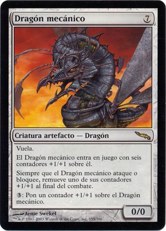 Dragon mecanico Clockwork Dragon Mirrodin Spanish Singles Dragon mecanico Clockwork Dragon Mirrodin Spanish Singles