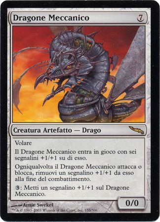 Dragone Meccanico Clockwork Dragon Mirrodin Italian Singles Dragone Meccanico Clockwork Dragon Mirrodin Italian Singles