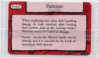 Famine D 027 Mage Knight Dark Riders Mage Knight Dark Riders Singles Famine D 027 Mage Knight Dark Riders Mage Knight Dark Riders Singles
