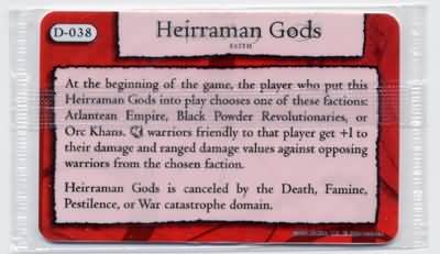 Heirraman Gods D 038 Mage Knight Dark Riders Heirraman Gods D 038 Mage Knight Dark Riders