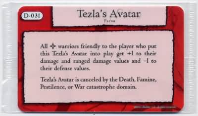 Tezla s Avatar D 031 Mage Knight Dark Riders Tezla s Avatar D 031 Mage Knight Dark Riders
