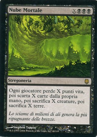 Nube Mortale Death Cloud Darksteel Italian Singles Nube Mortale Death Cloud Darksteel Italian Singles