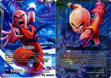 Dragon ball super krillin lightning fist p-071 pr vf